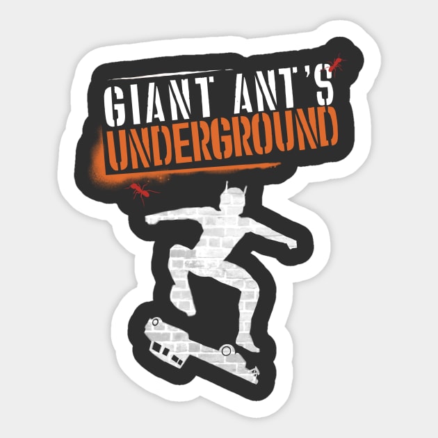 Giant Ant´s Underground Sticker by Andriu